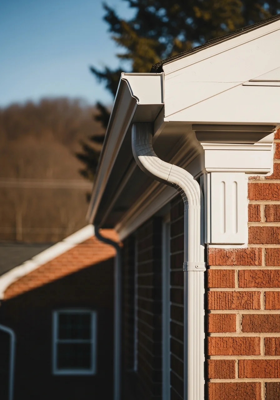 Chattanooga property detail showing exterior finishes and terrain-adapted construction.