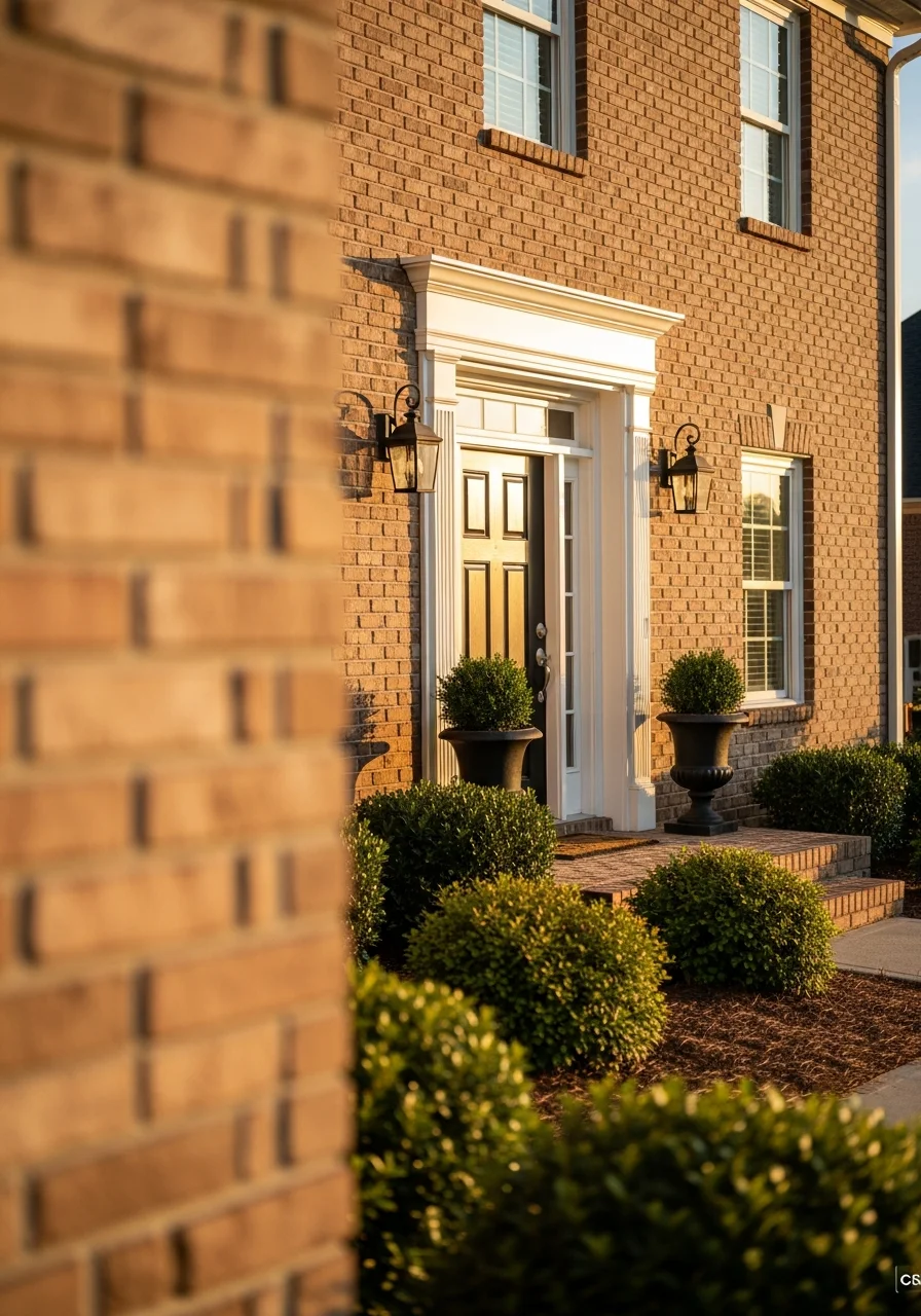 Columbus property showing well-maintained entrance and landscaping.